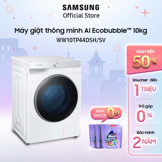 Mã ELMALL6 giảm 6% đơn 300K Máy giặt thông minh Samsung AI EcoBubble 10kg