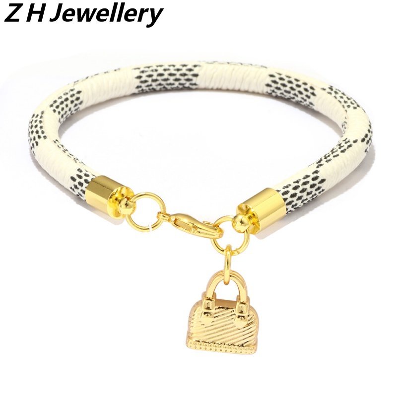 Vòng Tay Da Mini Phong Cách Hip Hop Rock Thời Trang Cho Nữ