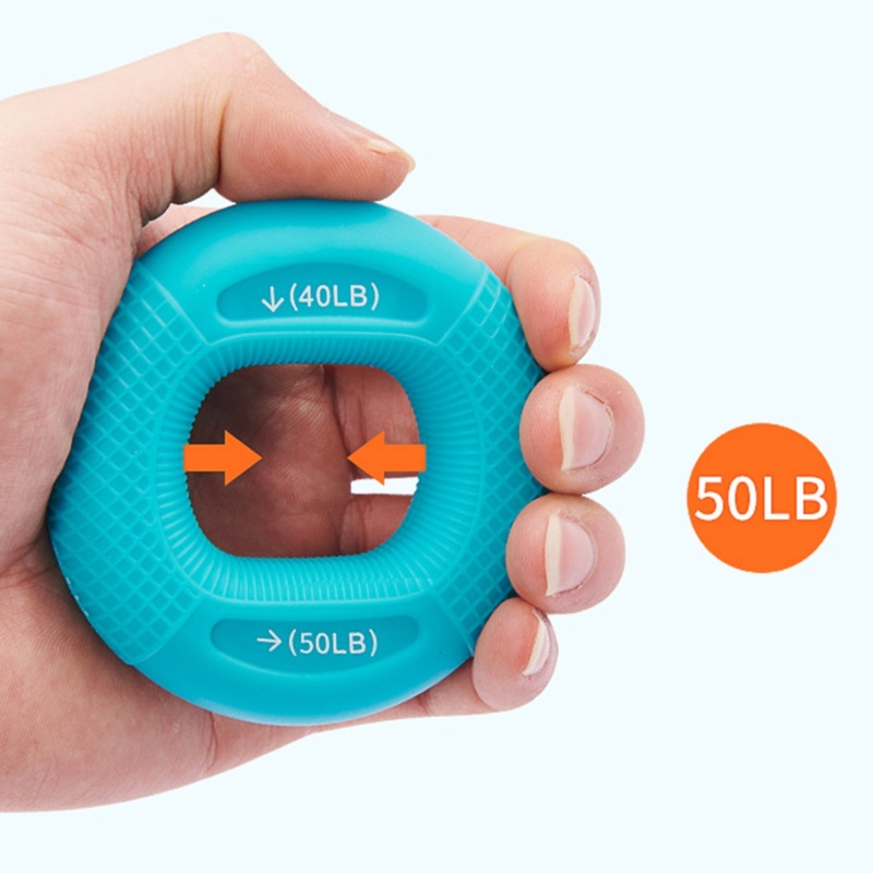 Dụng Cụ Luyện Tập Lực Nắm Ngón Tay Bằng Silicone Tiện Lợi Dành Cho Người Tập Gym