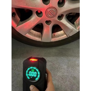 Máy Bơm Lốp Ô Tô Thông Minh Tự Ngắt Khi Đủ Áp Suất Cài Đặt, Dùng Làm Sạc Dự Phòng, Đèn Cảnh Báo Mã GD01-BOM