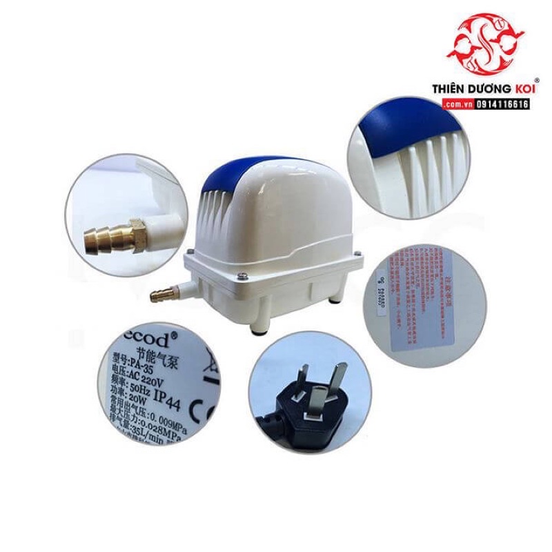 MÁY OXY HỒ CÁ JECOD