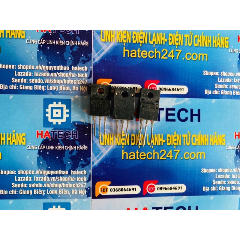 MOSFET N-CHANNEL K16A60W 16A60 K16A60 16A 600V Tháo Máy