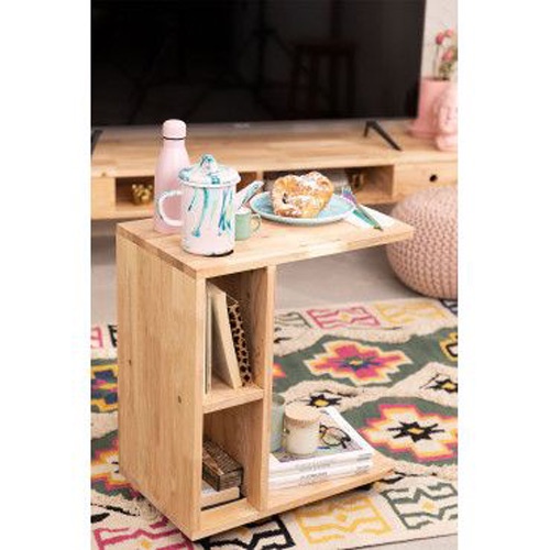 Bàn Laptop Mini Ván MDF 17mm di động - Bàn bên sofa - Bàn trà QAB05 - Nội thất lắp ráp 2022