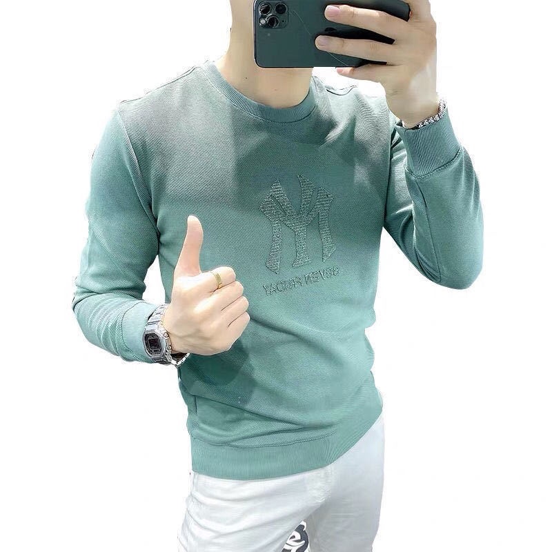 Áo Nỉ Dài Tay Cổ Tròn Thời Trang Mùa Thu Cho Nam