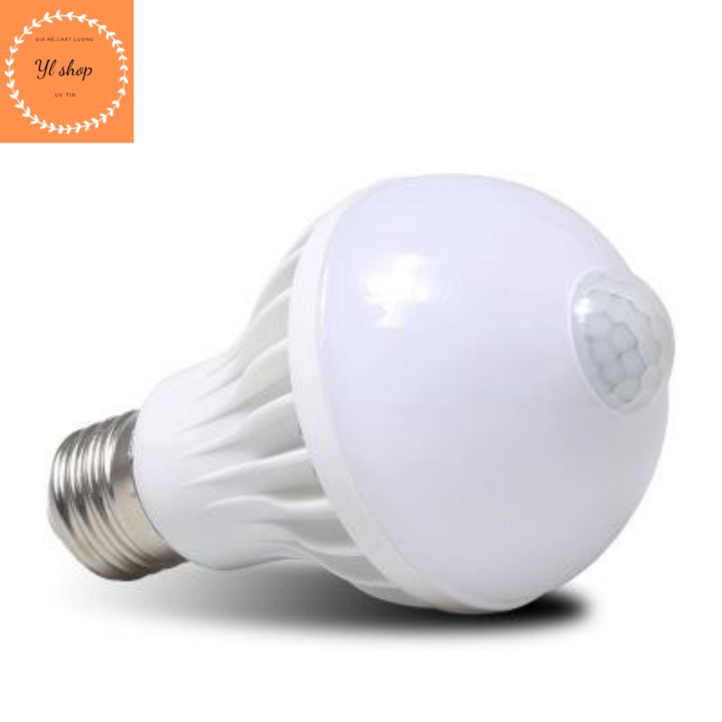 BÓNG ĐÈN LED CẢM BIẾN HỒNG NGOẠI TỰ ĐỘNG SÁNG KHI CÓ NGƯỜI BÓNG 9W CỰC SÁNG CHẤT LIỆU AN TOÀN SIÊU BỀN