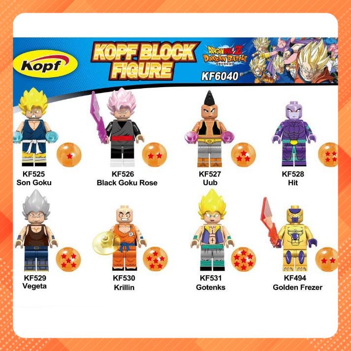 Đồ Chơi Lắp Ráp Minifigures Các Nhân Vật Trong Phim 7 Viên Ngọc Rồng Mới Nhất - Dragon Ball Goku Koruit KF6040
