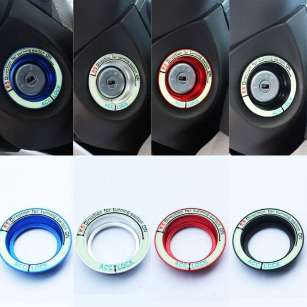 Miếng Dán Trang Trí Công Tắc Khởi Động Xe Hơi Focus Impala Maxi Bằng Kim Loại