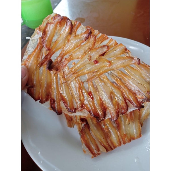 1kg bánh tráng cá cơm y hình nhà làm