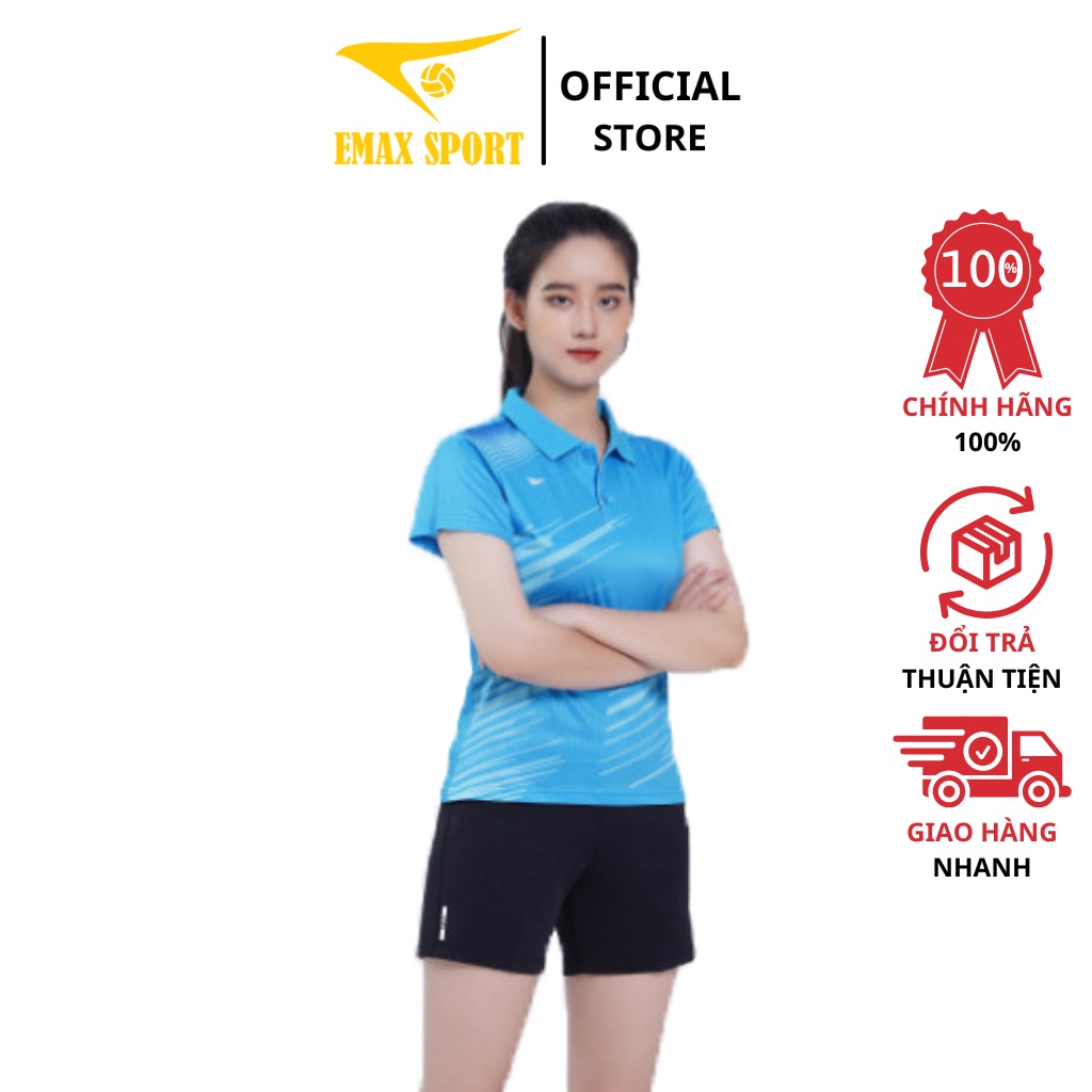 Bộ Quần Áo Thể Thao Nữ Ikando Hera Cổ Trụ, Vải Thun Mè Cao Cấp, Co Giãn, Thoáng Khí - Nhiều màu