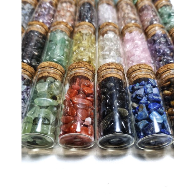 Các loại hũ đá vụn bóng tự nhiên thanh tẩy Tarot, hỗ trợ tăng năng lượng, trưng bày sưu tầm..