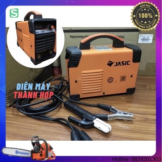 Máy hàn điện tử cầm tay JASIC ARC 200E mini chính hãng mạnh mẽ bền bỉ. Máy hàn thiếc que, máy Gia sích mini