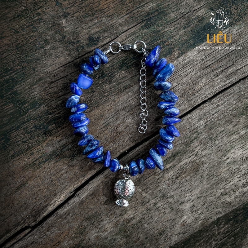 Vòng tay Kyanite thô - nhuộm