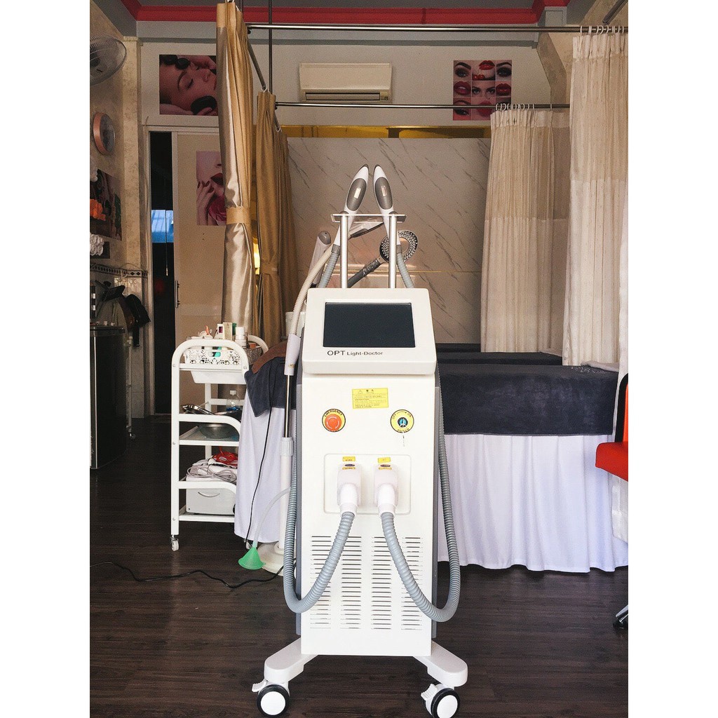 Máy triệt lông OPT Light Doctor Plus, Máy triệt lông vĩnh viễn 2 tay triệt lông trẻ hóa
