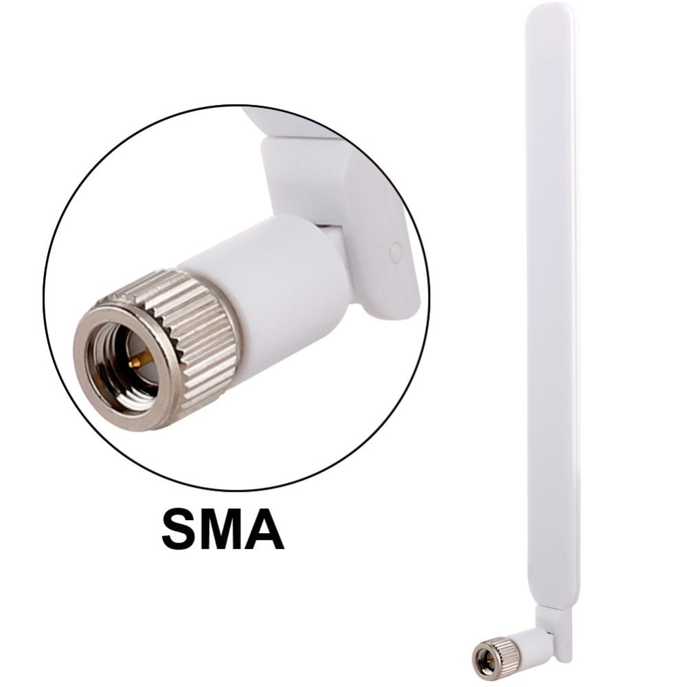 Anten 3G/4G chuẩn SMA 8dBi dài 20cm cho Huawei B593, B316, B311, B310, B312, B868, B520, ... Màu trắng