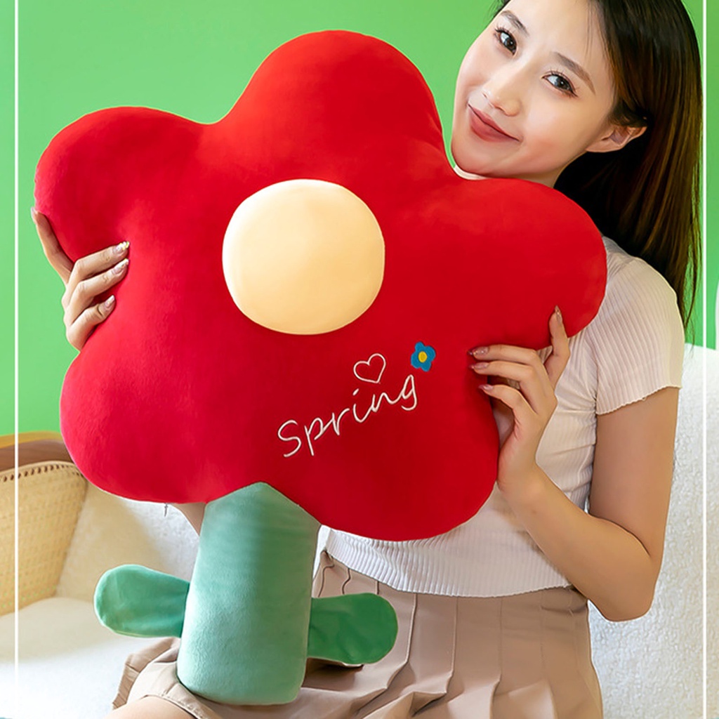 [Hàng HOT] Gối Ôm Bông Hoa Dễ Thương 55cm - Gối Tựa Lưng Mềm Mại Sang Trọng Trang Trí Ghế Sofa / Nhà Ở / Văn Phòng【Tennessee052】