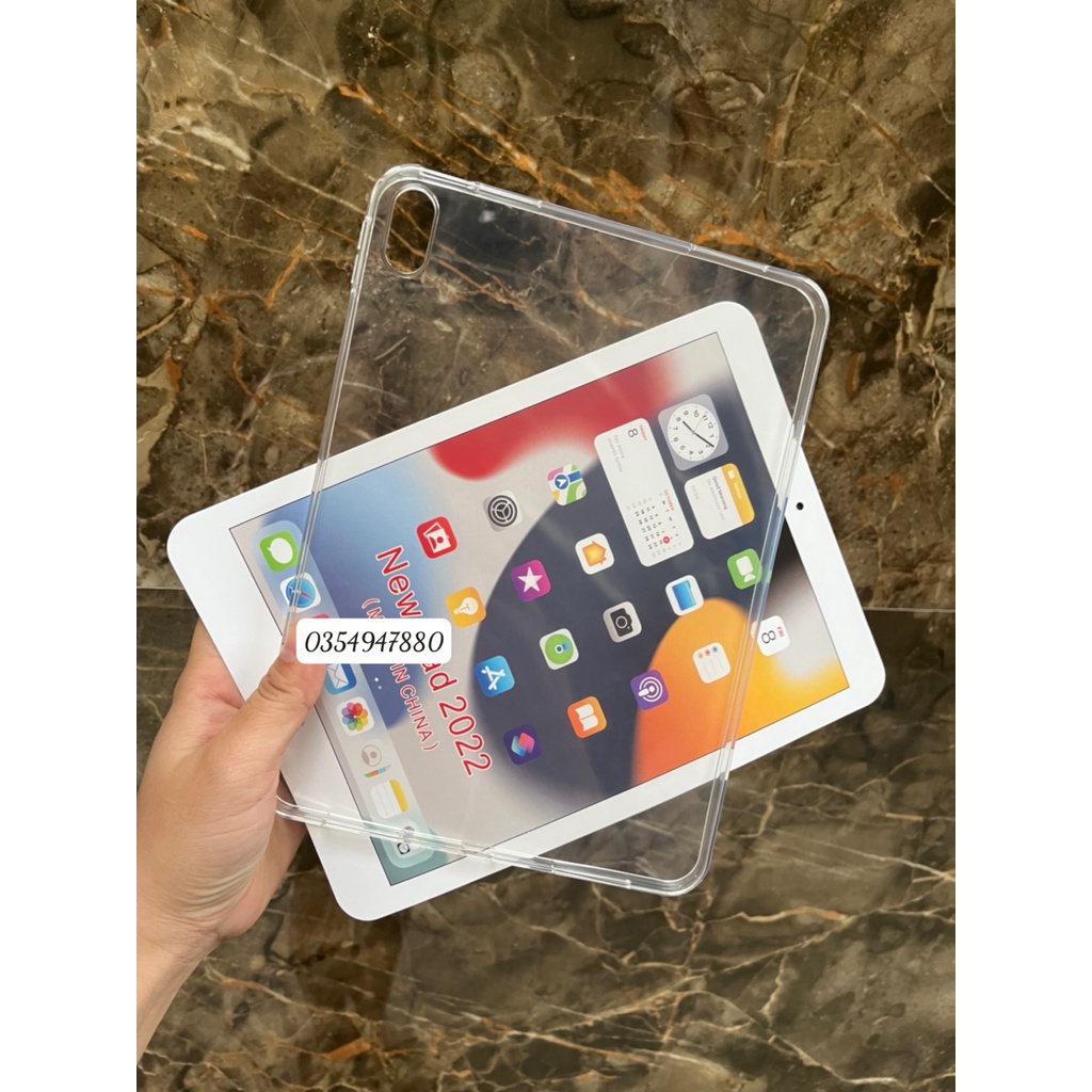 Ốp lưng silicon dẻo trong suốt iPad 10.9 2022 (Gen 10) bảo vệ máy