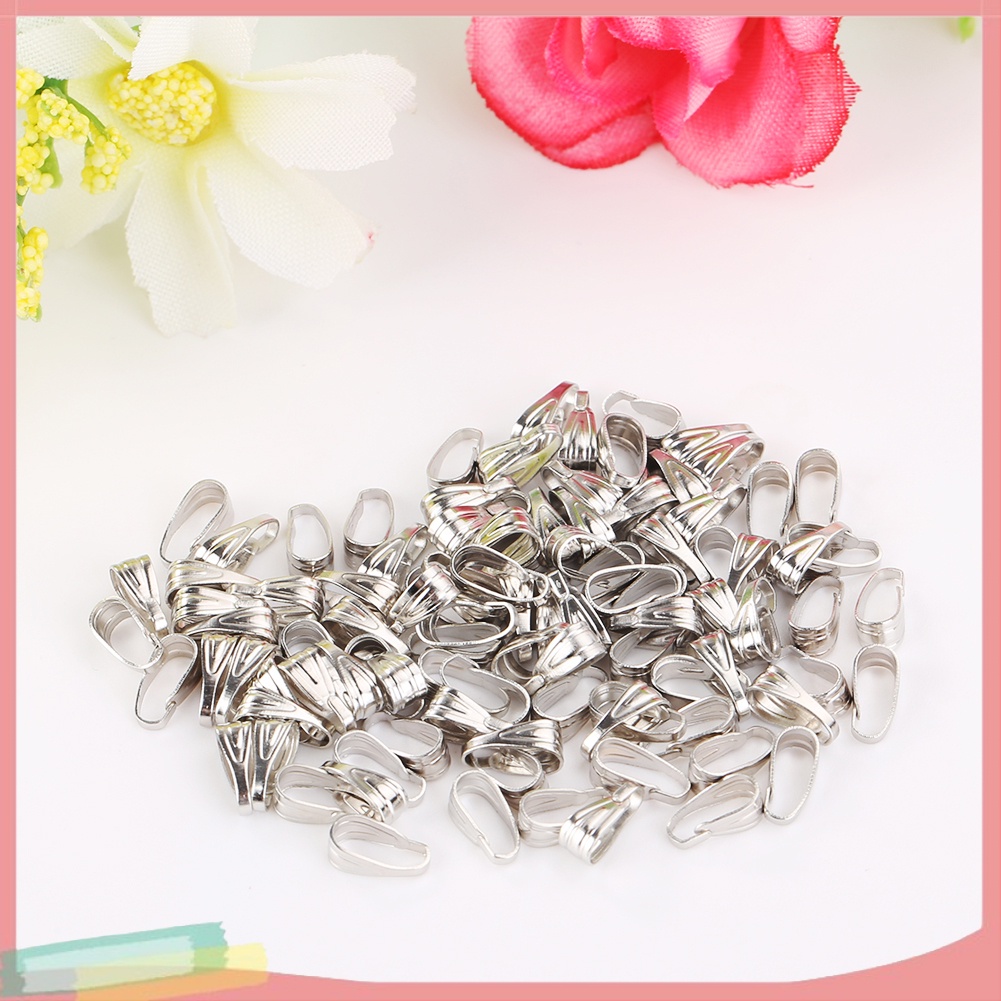 Bộ 100 khóa càng cua tự làm dây chuyền tiện dụng