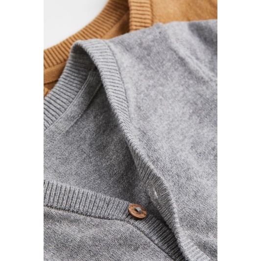 Set 2 áo len cardigans HM auth cho bé