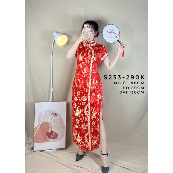 Sườn xám S233 Thị Vintage 2hand