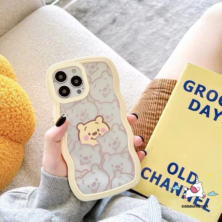 Ốp Điện Thoại TPU Mềm Trong Suốt In Hình Gấu Pooh Cho iPhone 6 6s 8 7 Plus 11 12 14 13 Pro Max XR 14Plus X XS Max SE 2020