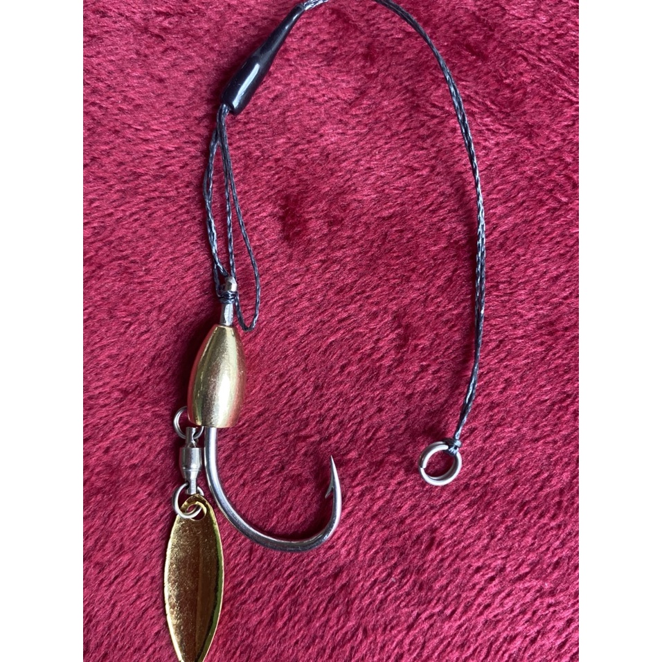 Lưỡi Nhái Treo Có Thìa Thủ Công Chất Liệu Thép 1,8 Li Không Gỉ Siêu Sắc Bén