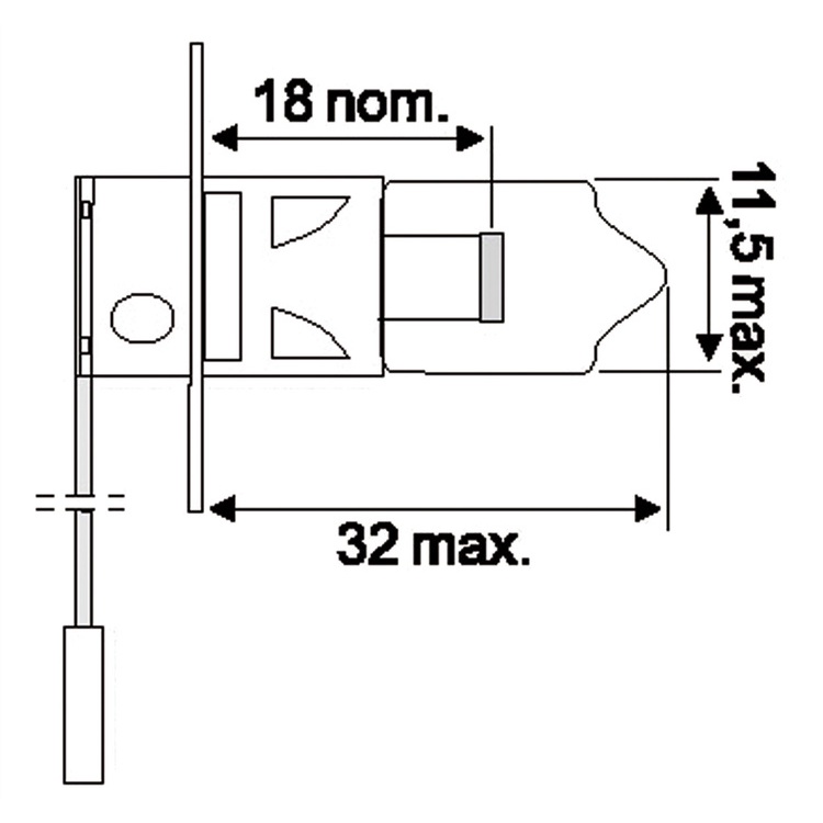 BÓNG ĐÈN PHA XE NÂNG H3 48V 30W HALOGEN LAMP 48V 30W FOR FORKLIFT