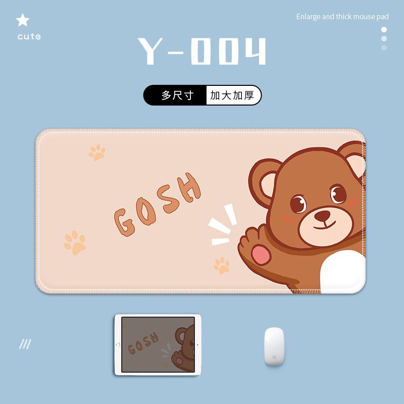 Tấm Lót Chuột Và Bàn Phím Máy Tính Cỡ Lớn Chống Trượt In Hoạt Hình Dễ Thương Cho Học Sinh / Văn Phòng
