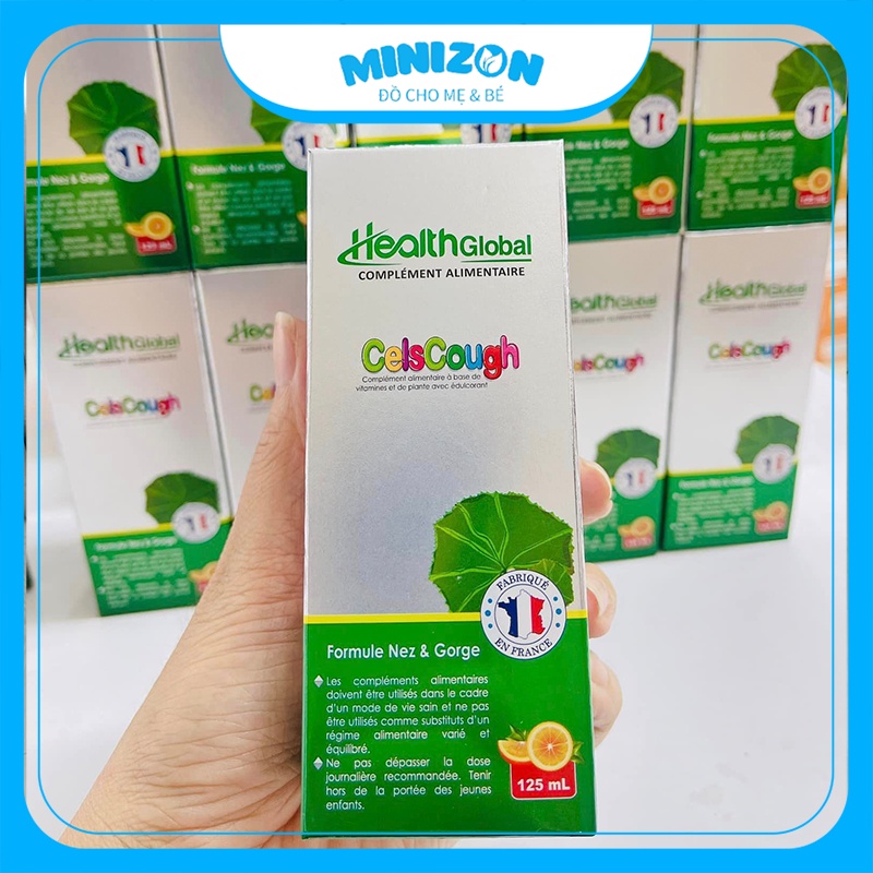 Siro giảm ho CelsCough HealthGlobal 125ml chiết xuất thảo dược
