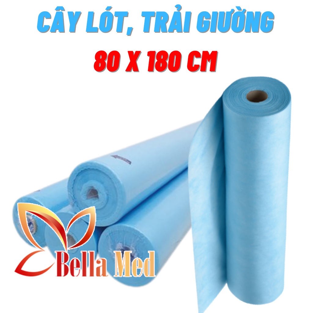 ( hỏa tốc HCM ) Cây vải không dệt cuộn trải giường y tế dùng 1 lần 80 x 180 cm