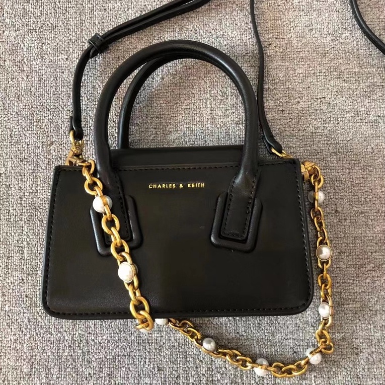 Túi Đeo Vai Nữ Cnk22 20671228 Túi Đeo Chéo Hình Gối Phối Dây Xích Thời Trang