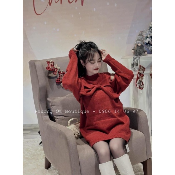 VÁY LEN KHOÉT VAI PHỐI NƠ
