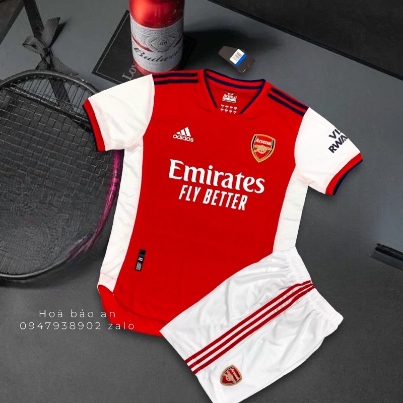 Quần Áo Bóng Đá Arsenal Cao Cấp🔥Hàng Thái🔥Bộ Quần Áo Bóng Đá CLB ARS Arsenal cao cấp 2021