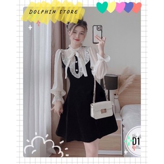 BIGSIZE Đầm đen bigsize