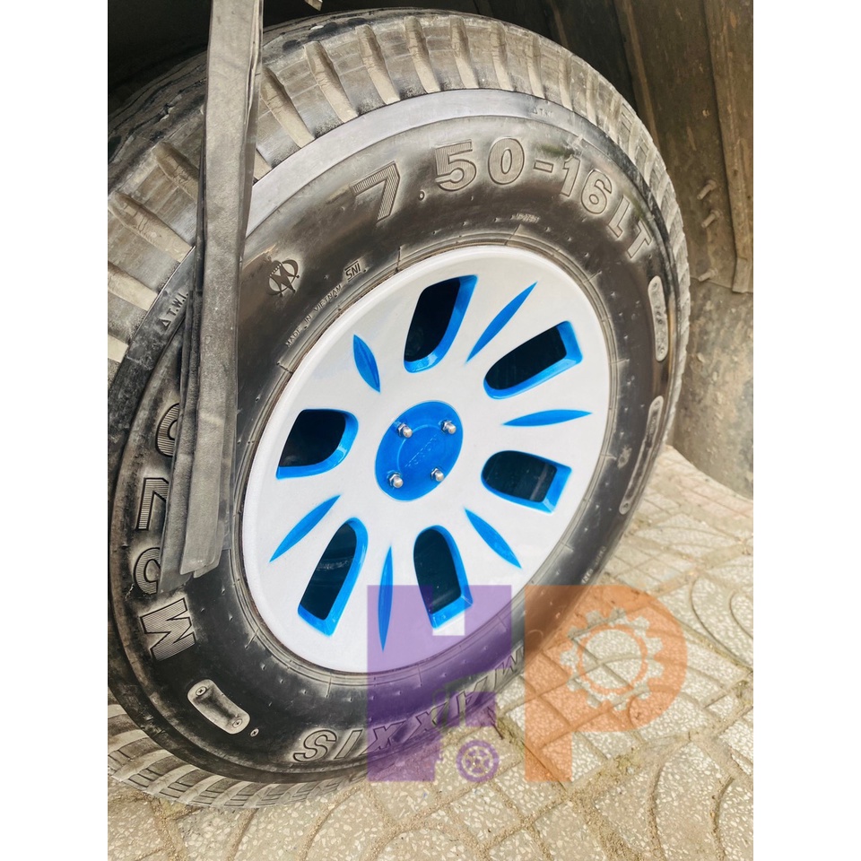 Chụp Mâm Nhựa PHẢN QUANG Xe Tải Isuzu QKR, Isuzu 1.9 tấn