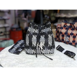 [ Chính hãng ] Túi xách thời trang MLB Argyle Monogram Large Bucket