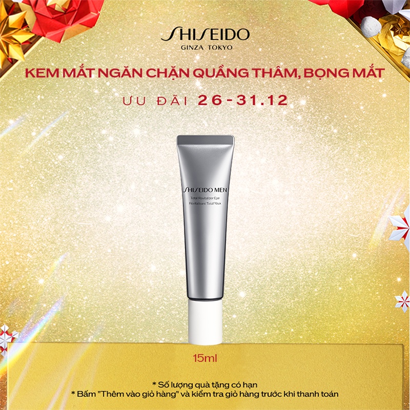 Kem dưỡng mắt Shiseido Men Total Revitalizer Eye N 15ml