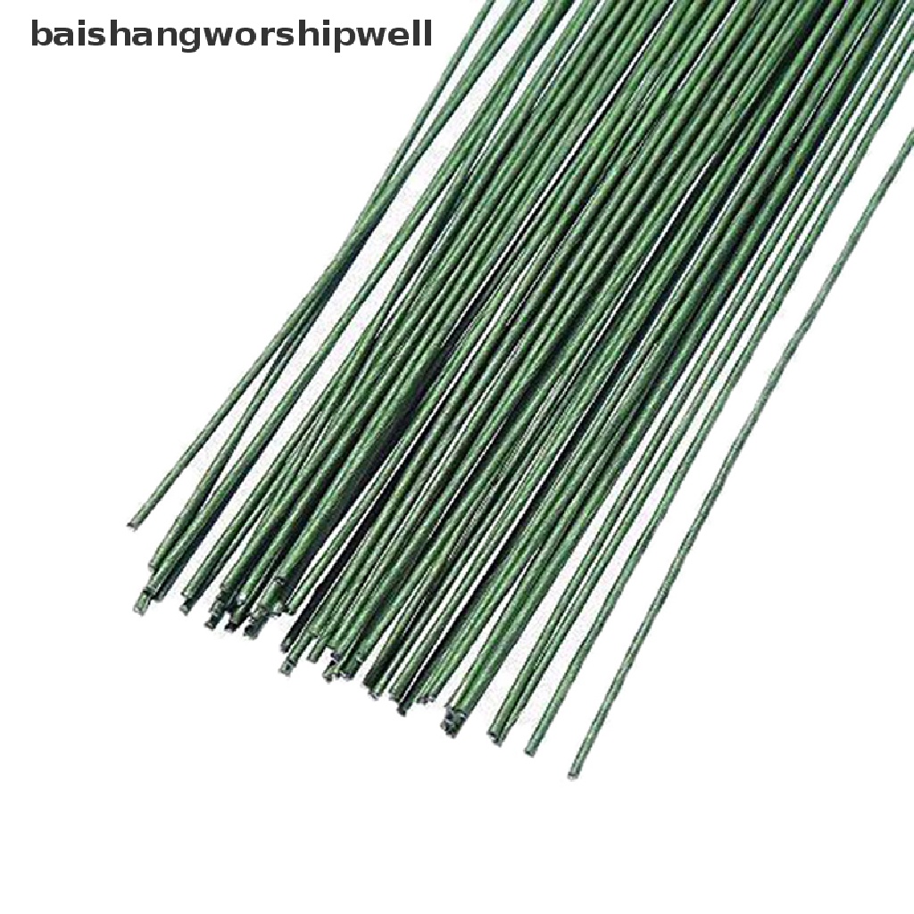 Set 12 Dây Sắt 60cm Màu Xanh Lá Họa Tiết Hoa Dùng Để Làm Hoa Giả Trang Trí DIY Áo Thun In Hình Martijn Thời Trang Cá Tính