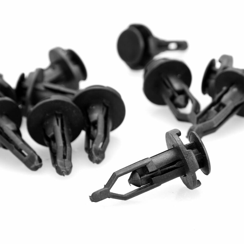 Set 100 Đinh Tán Nhựa Màu Đen 9mm Cho Xe Hơi