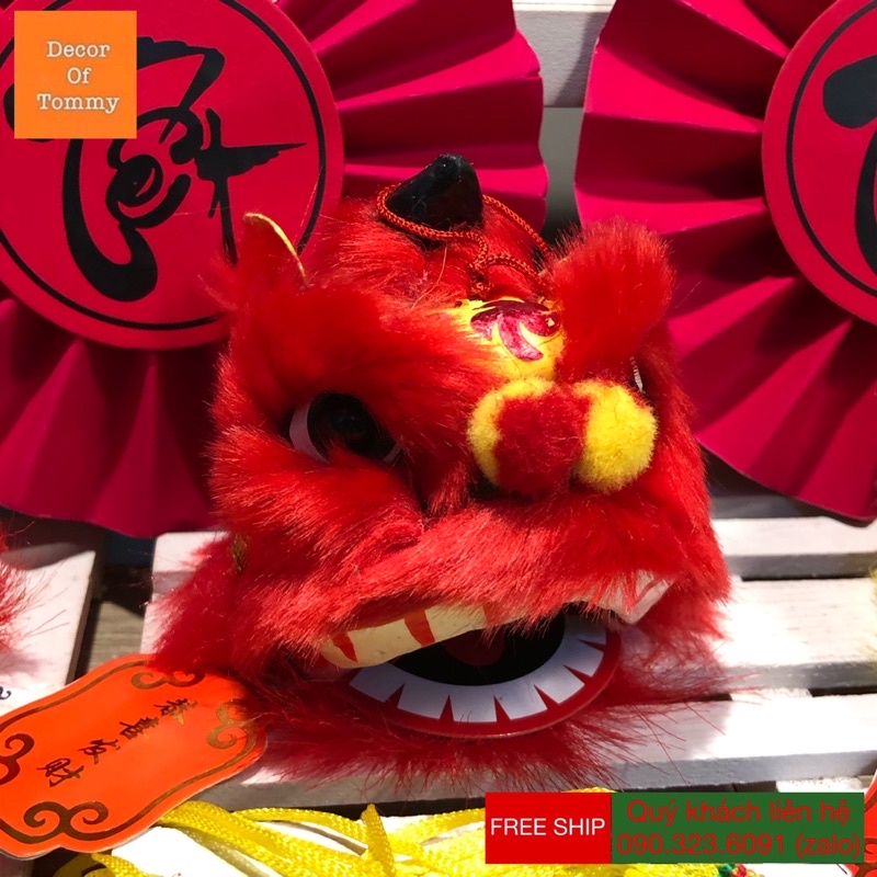 Đầu Lân trang trí Tết mang may mắn tài lộc cho năm mới