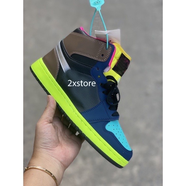 Giầy thể thao nam nữ 2xstore, giầy cao cổ rainbow mid siêu rẻ đep Fullbox