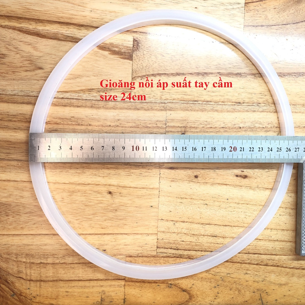 Gioăng nồi áp suất gas loại có rãnh, đường kính trong 18, 20, 22, 24cm # Phụ kiện nồi áp suất