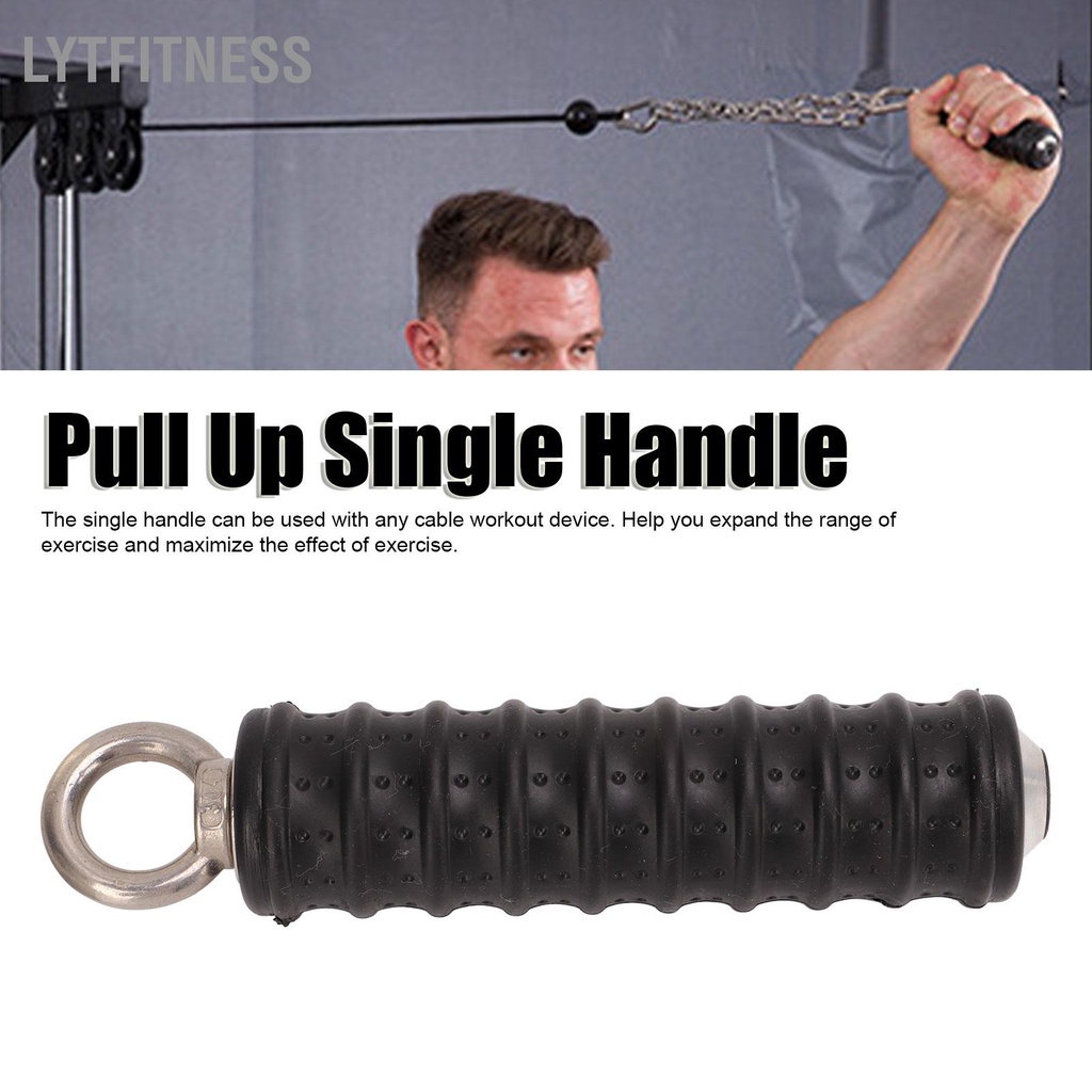 LYTFitness Đẩy xuống Phòng tập đơn Xử lý Cơ tam đầu Sức mạnh Kéo lên Tay nắm cho Thiết bị Thể dục bắp