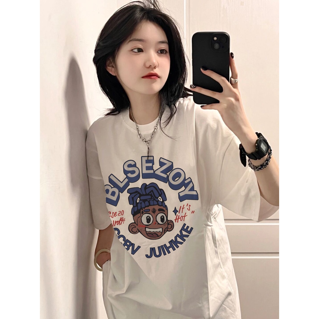 Áo thun tay lỡ form rộng unisex Neko.sg ATL329