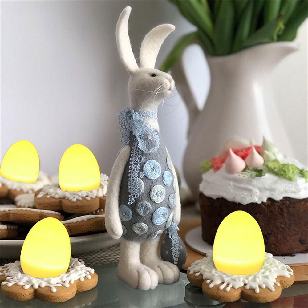 Set 12 Đèn Lồng LED Hình Trứng Phục Sinh Trang Trí Nhà Cửa