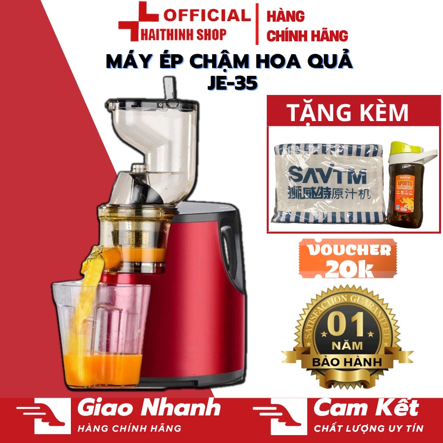 Máy ép chậm công nghiệp SAVTM JE35 JE31 Công suất lớn 250w - Máy ép tất cả các loại hoa quả - Bảo hành 12 tháng