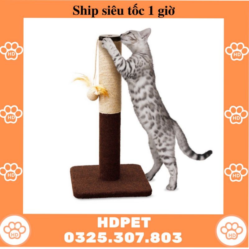 Bàn cào thừng đế vuông bàn cào cho mèo dây thừng