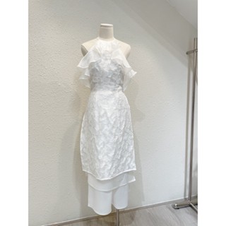 TUBYCATU | Áo dài Nhật Nguyệt (organza bèo cổ - không kèm quần)