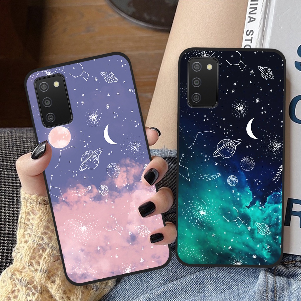 Ốp lưng Samsung Galaxy A03s / A02s / M02s, ốp điện thoại samsung hoạ tiết vũ trụ, ốp lưng nhựa dẻo