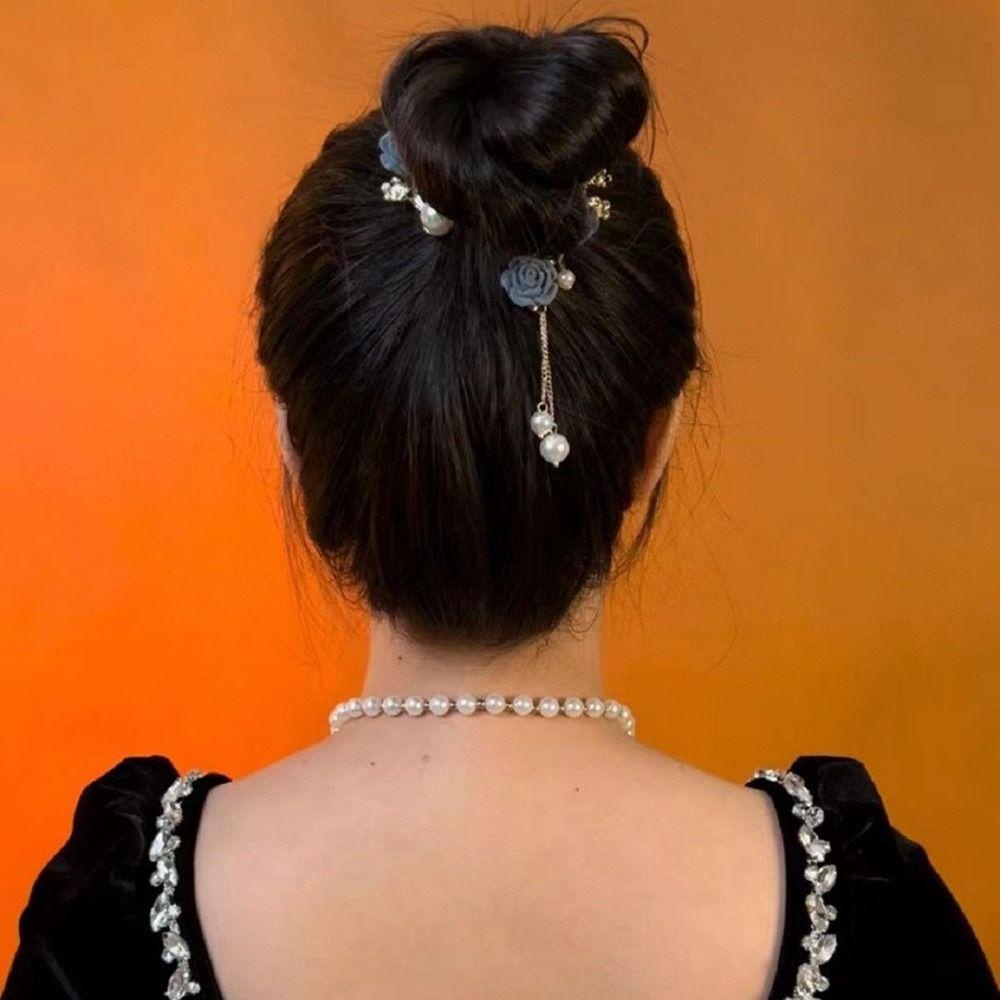 Kẹp Tóc Đuôi Ngựa Tua Rua Thời Trang Thanh Lịch Dành Cho Bạn Nữ