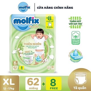 Bỉm Molfix tã dán/Quần đủ size cộng miếng
